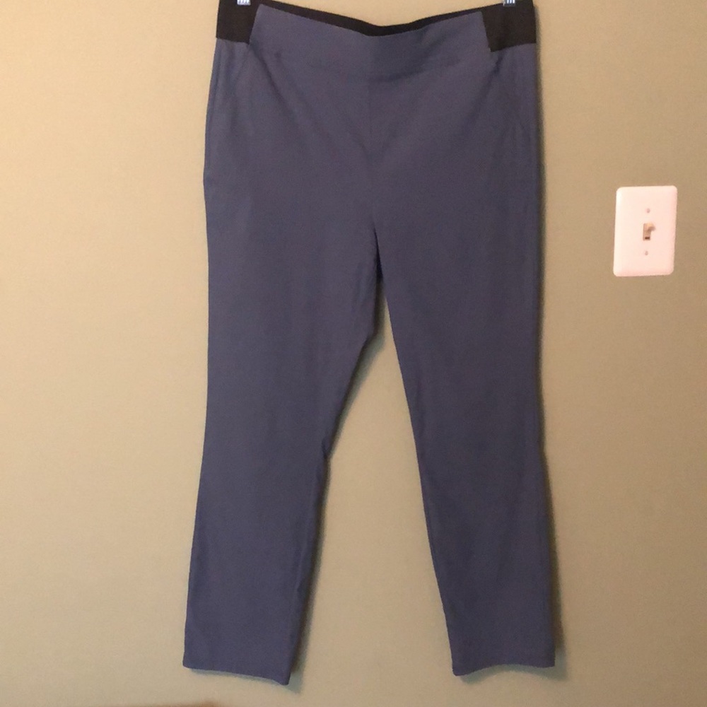 KWOT Vera Wang pull on dusty blue pant